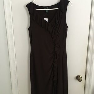 Chocolate brown Ralph Lauren dress